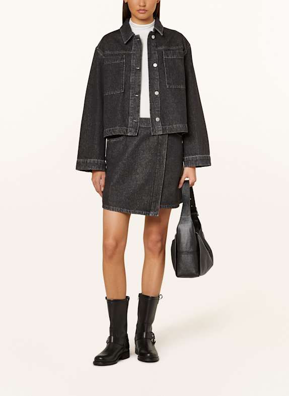NEO NOIR Jeansjacke EMILIA DUNKELGRAU