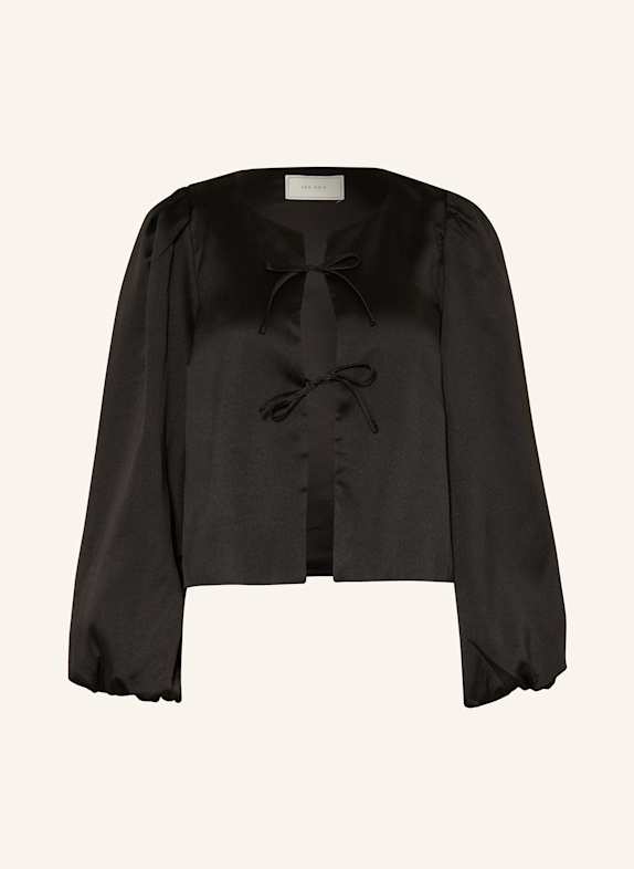 NEO NOIR Blusenshirt DALISKA aus Satin SCHWARZ