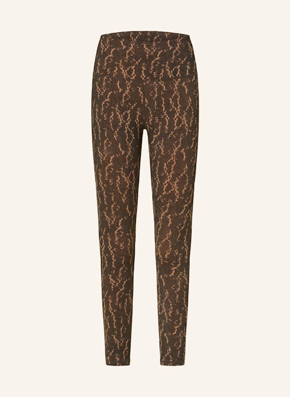 VARLEY Leggings DARK BROWN/ LIGHT BROWN