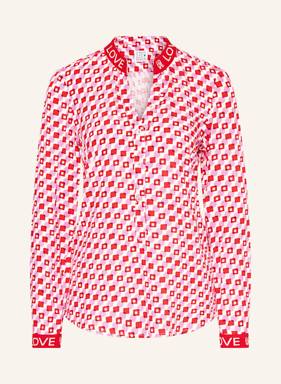 Emily VAN DEN BERGH Blusenshirt PINK/ ROT/ ECRU