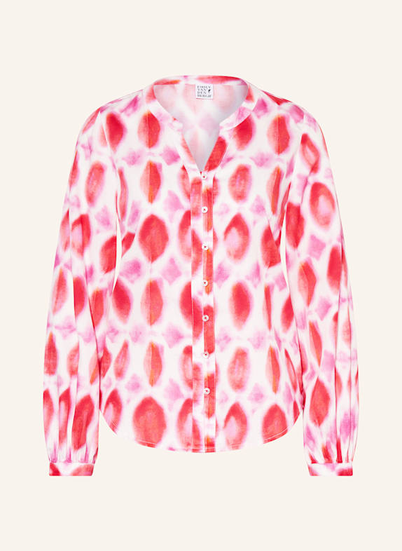 Emily VAN DEN BERGH Bluse ROT/ NEONROT/ ECRU