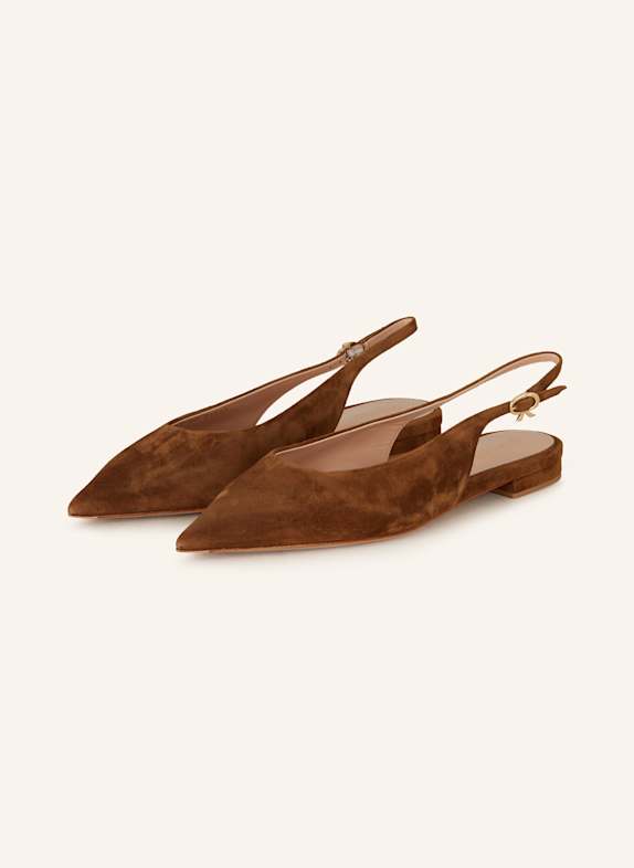 Gianvito Rossi Slingballerinas BRAUN