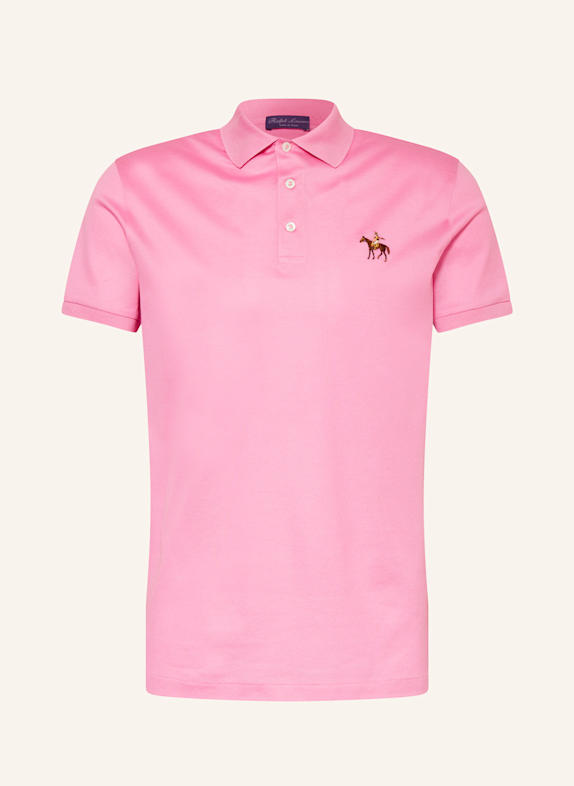 RALPH LAUREN PURPLE LABEL Piqué-Poloshirt ROSA