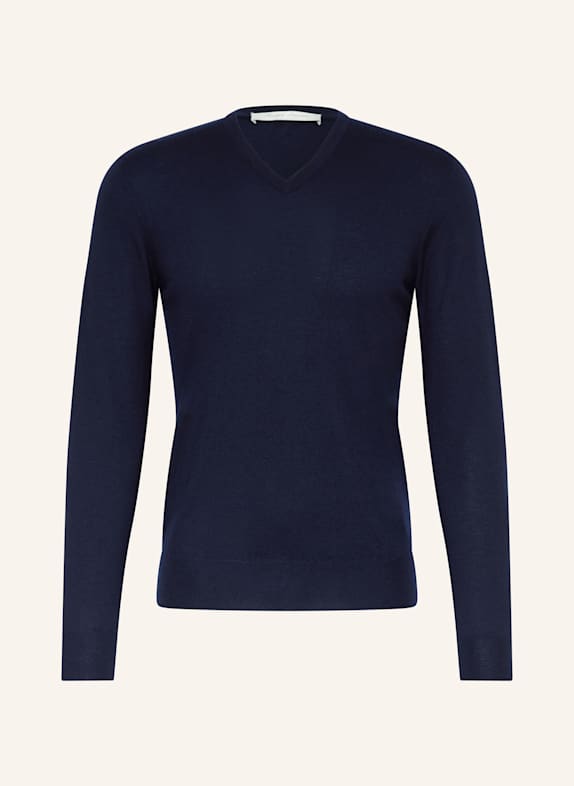RALPH LAUREN PURPLE LABEL Cashmere-Pullover DUNKELBLAU