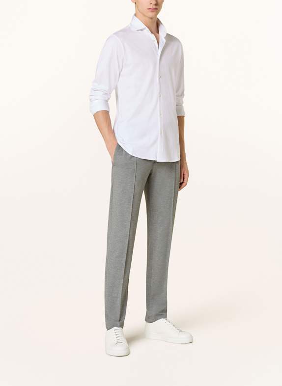 Stefan Brandt Jersey shirt OTIS Slim Fit WIT