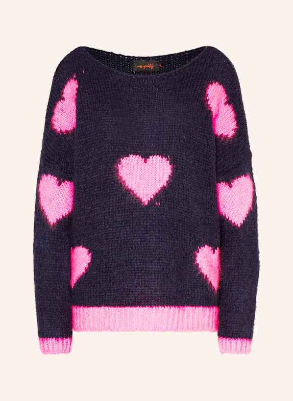 miss goodlife Pullover DUNKELBLAU / NEONPINK