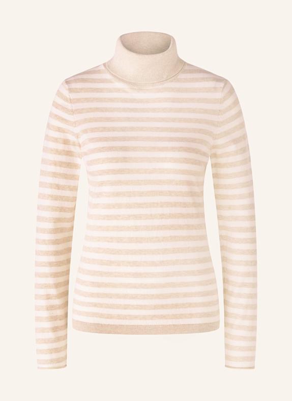 oui Turtleneck sweater CREAM/ BEIGE