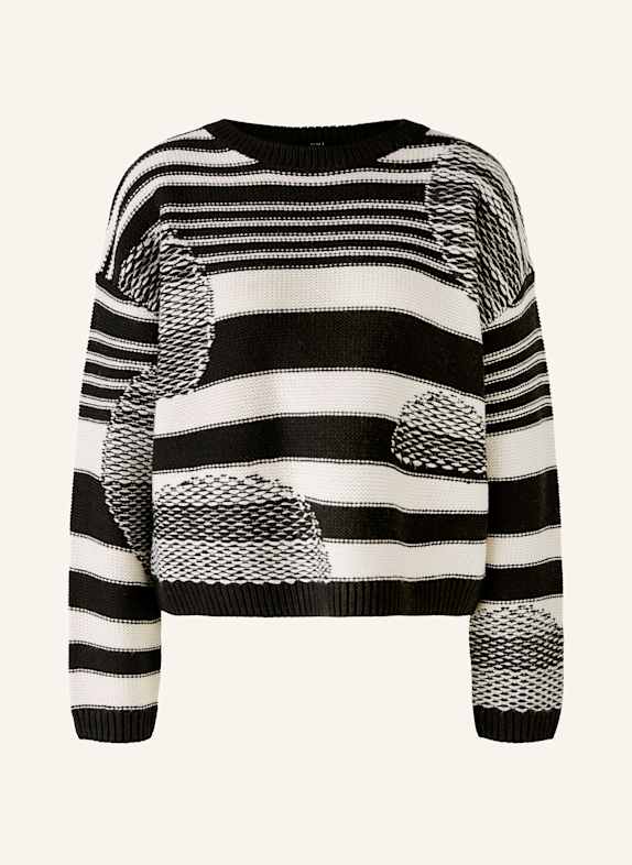 oui Sweater BLACK/ ECRU