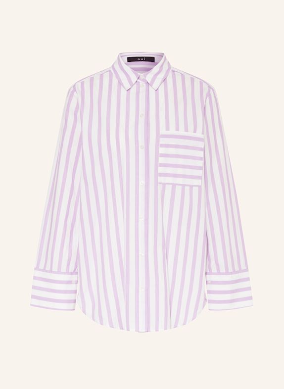 oui Shirt blouse WHITE/ PURPLE