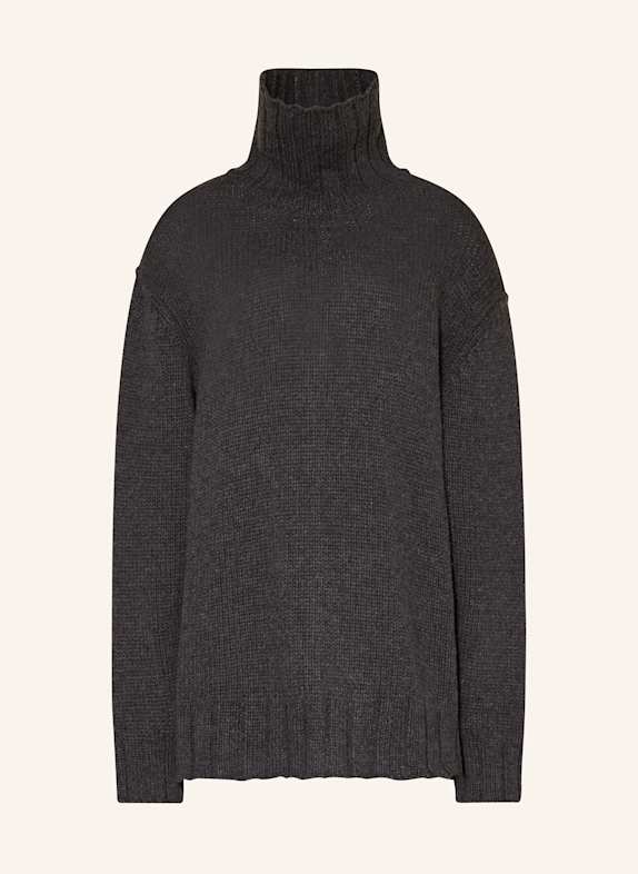 black palms Rollkragenpullover KIKI DUNKELGRAU