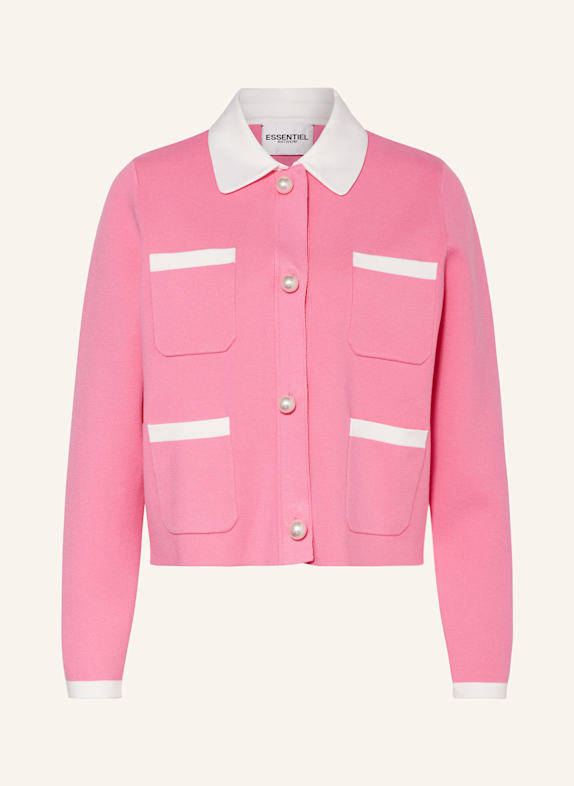 ESSENTIEL ANTWERP HAUREL cardigan with decorative beads PINK
