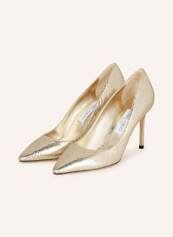 JIMMY CHOO Pumps ROMY 85 GOLD