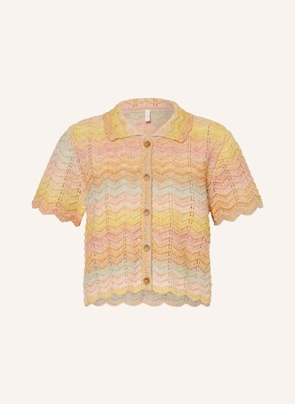 ZIMMERMANN Strickshirt TALLOW GELB/ ROSÉ/ HELLGRÜN