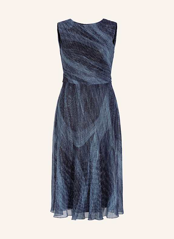 SWING Cocktailkleid mit Glitzergarn DUNKELBLAU/ BLAU