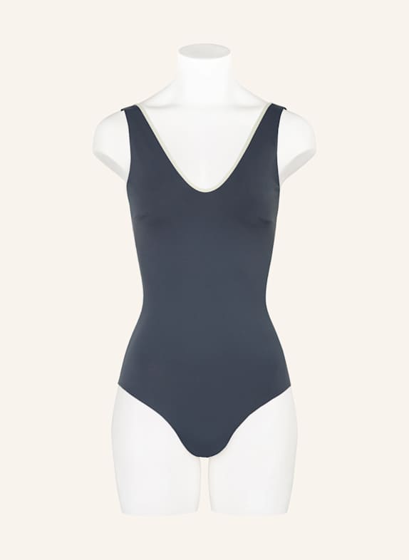 MYMARINI Omkeerbaar zwempak PUREBODY met UV-bescherming 50+ ZWART / BLAUWGRIJS / WIT
