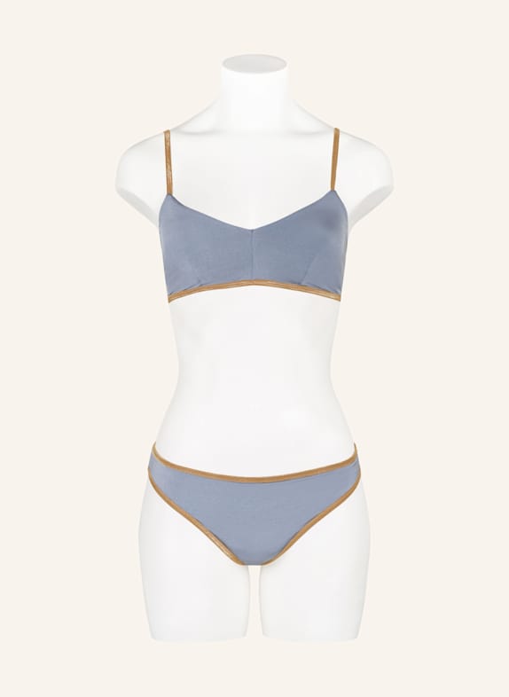 MYMARINI Basic bikini broekje SHINE om te keren met UV-bescherming 50+ BLAUWGRIJS
