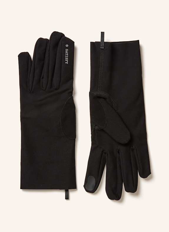 SATISFY Multisport-Handschuhe COFFEETHERMAL™ mit Touchscreen-Funktion SCHWARZ
