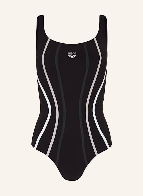 arena Shape-Badeanzug SOFIA mit UV-Schutz SCHWARZ/ WEISS