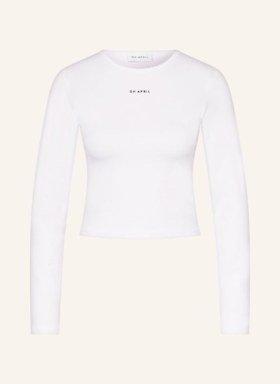 OH APRIL Cropped-Longsleeve ICA WEISS