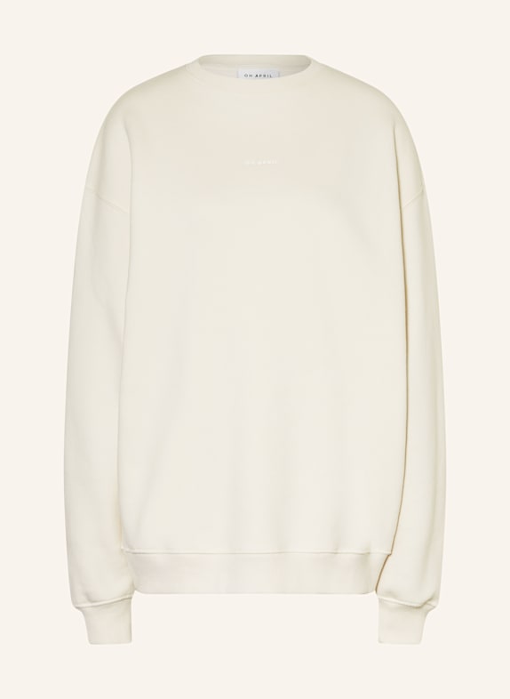 OH APRIL Oversized-Sweatshirt CREME