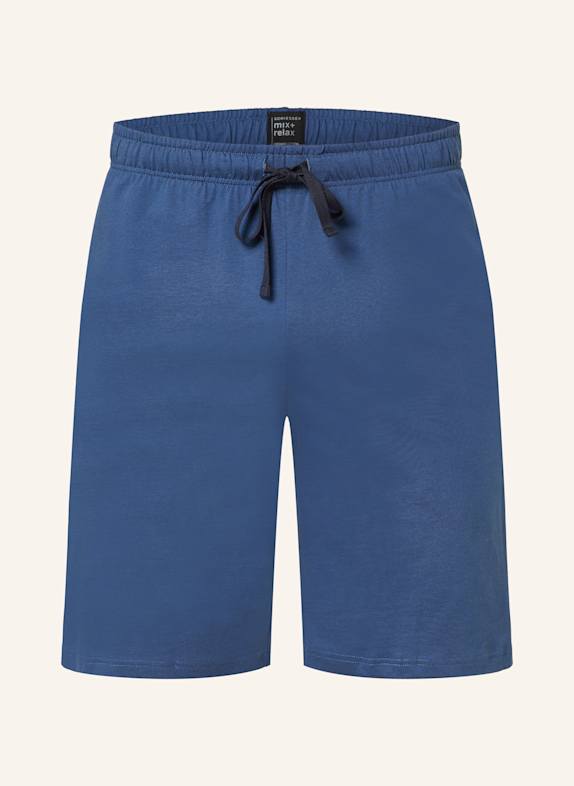 SCHIESSER Schlafshorts MIX+RELAX DUNKELBLAU