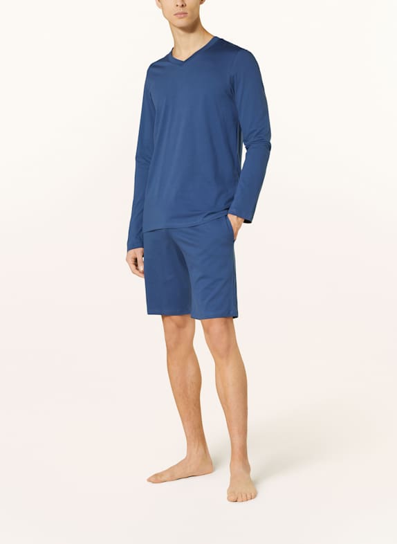 SCHIESSER Slaapshort MIX+RELAX DONKERBLAUW