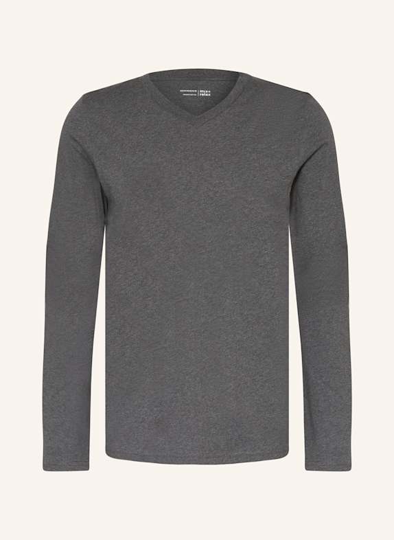 SCHIESSER Schlafshirt MIX+RELAX DUNKELGRAU