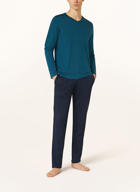 SCHIESSER Slaapbroek MIX+RELAX DONKERBLAUW