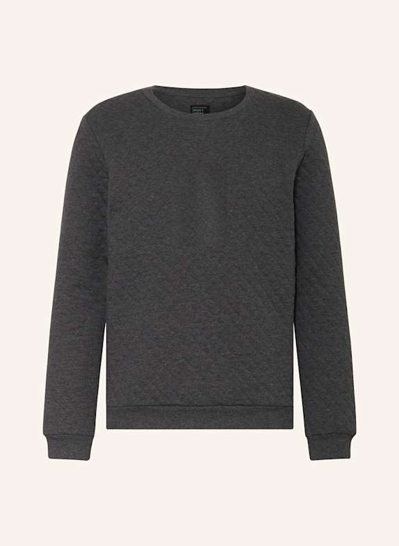 SCHIESSER Lounge-Sweatshirt MIX+RELAX DUNKELGRAU