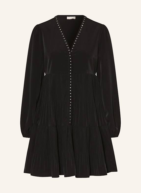 LIU JO Kleid mit Nieten SCHWARZ