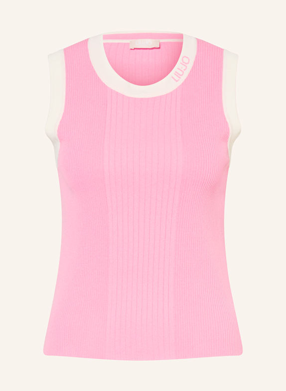 LIU JO Stricktop PINK/ CREME