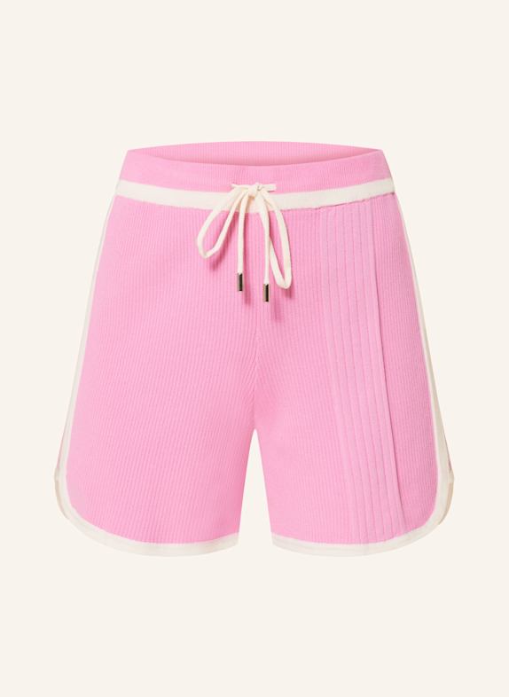 LIU JO Strickshorts PINK/ CREME