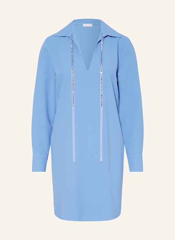 LIU JO Kleid mit Schmucksteinen BLAU