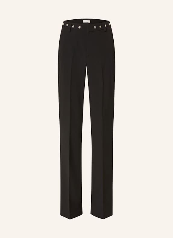 LIU JO Hose mit Schmucksteinen SCHWARZ
