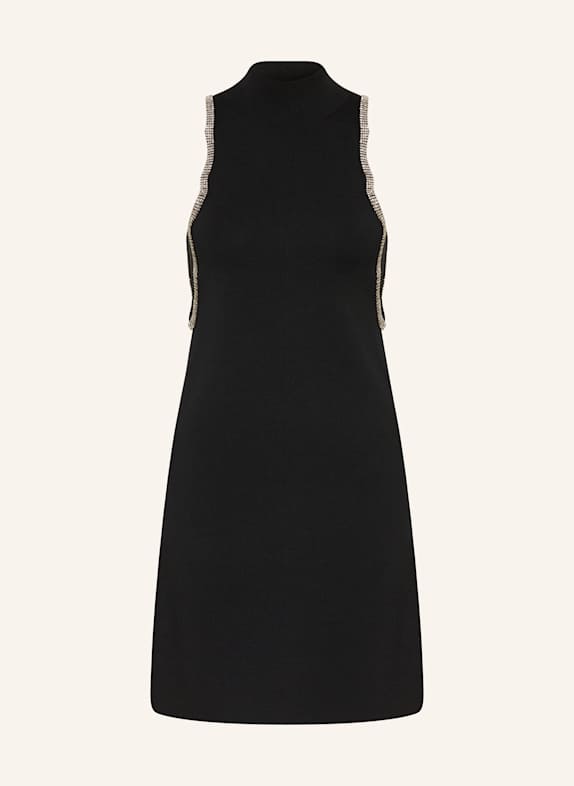 LIU JO Kleid mit Schmucksteinen SCHWARZ