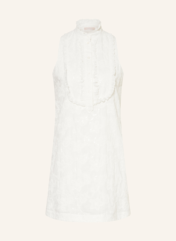 LIU JO Kleid mit Pailletten WEISS