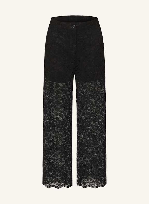NEO NOIR Marlenehose LAMI aus Spitze SCHWARZ