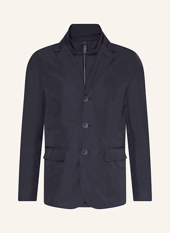 HERNO Sakko Slim Fit mit herausnehmbarer Blende DUNKELBLAU