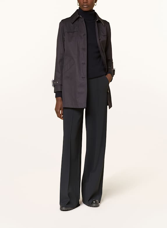 HERNO Trench coat DARK BLUE