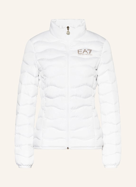 EA7 EMPORIO ARMANI Kurtka pikowana TRAIN CORE BIAŁY