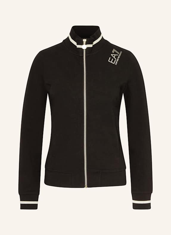 EA7 EMPORIO YFW9B armani Emporio YFW9B armani single-breasted wool suit jacket BLACK/ GOLD