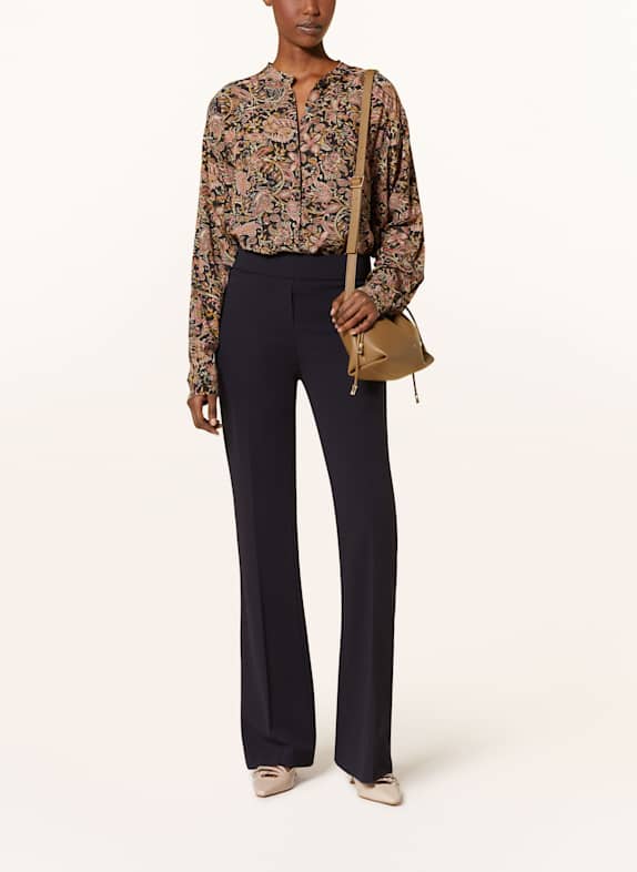 SEDUCTIVE Bootcut-broek NANOU van jersey DONKERBLAUW