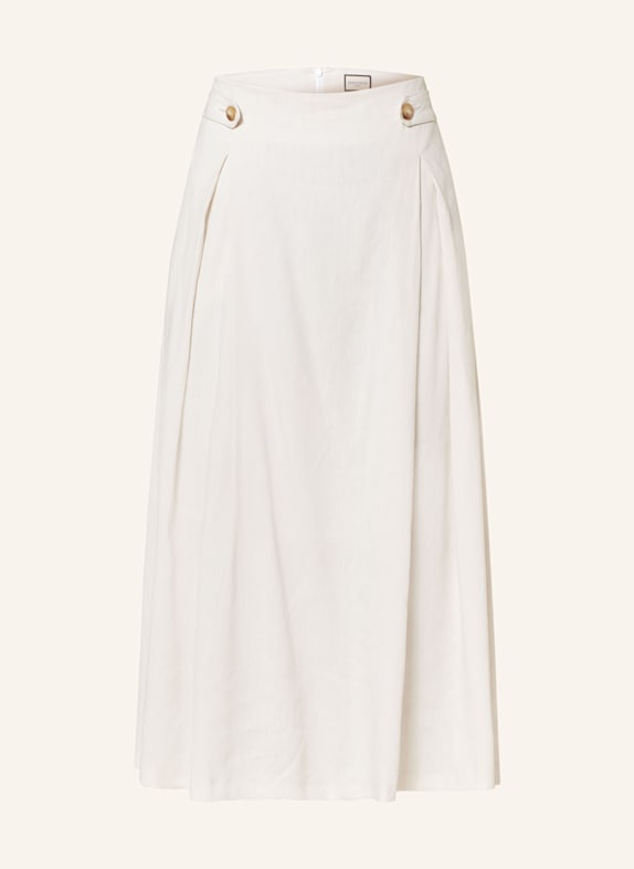 SEDUCTIVE HARVEY skirt with linen CREAM