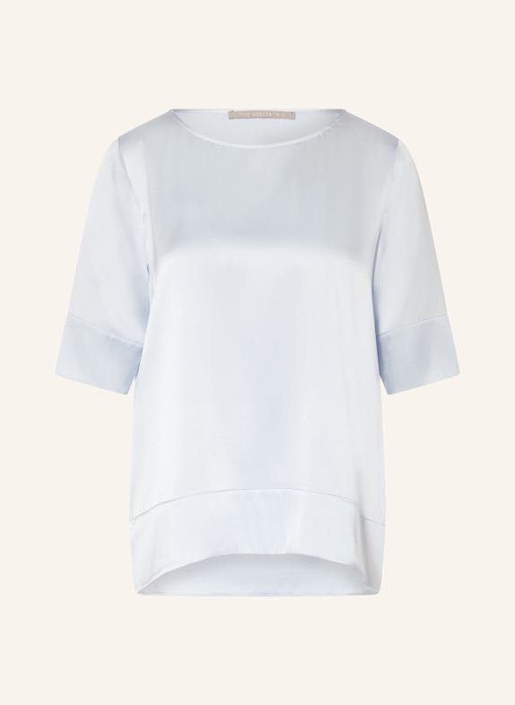 (THE MERCER) N.Y. Blusenshirt aus Seide HELLBLAU