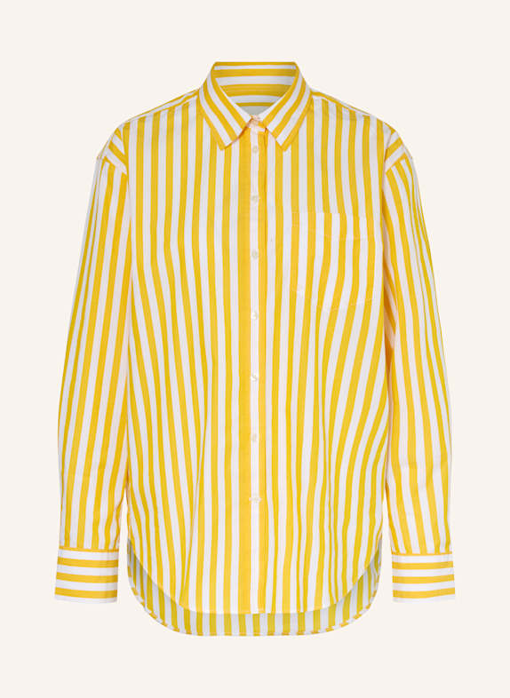 GANT Hemdbluse GELB/ WEISS