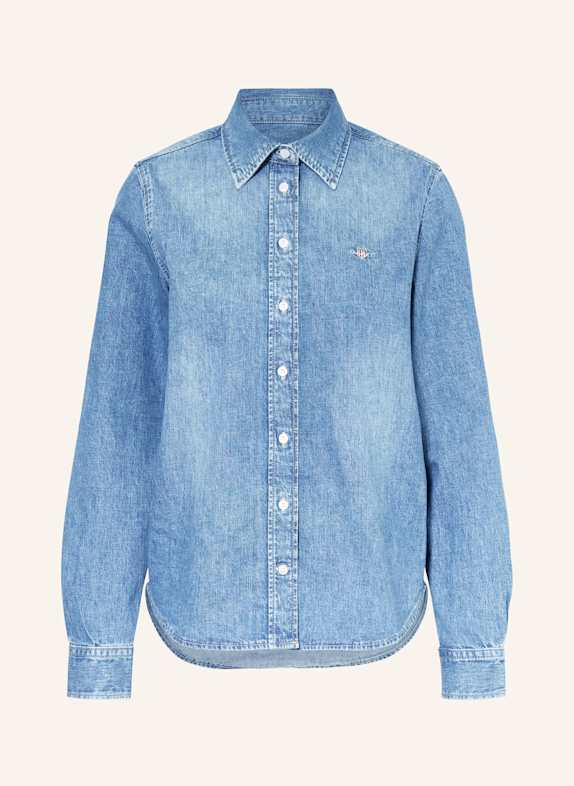 GANT Jeansbluse HELLBLAU