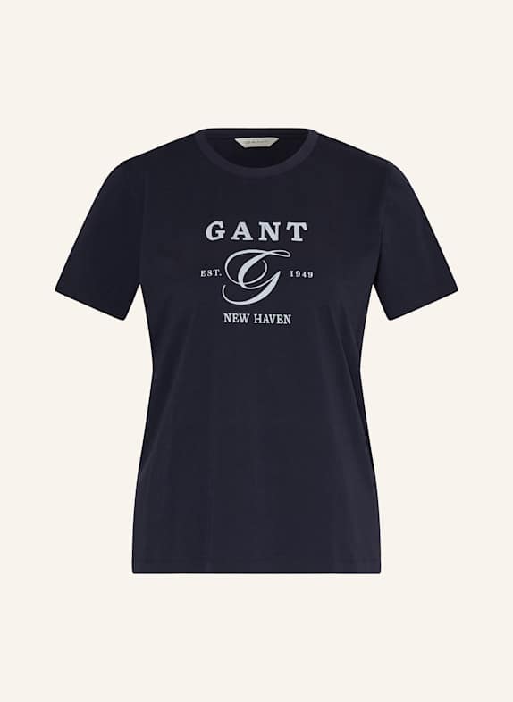 GANT T-Shirt DUNKELBLAU/ HELLBLAU