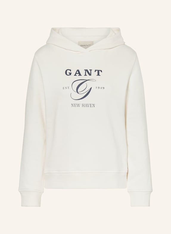 GANT Hoodie WEISS/ DUNKELBLAU