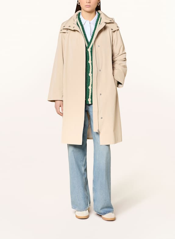 GANT Jacke mit abnehmbarer Kapuze HELLBRAUN