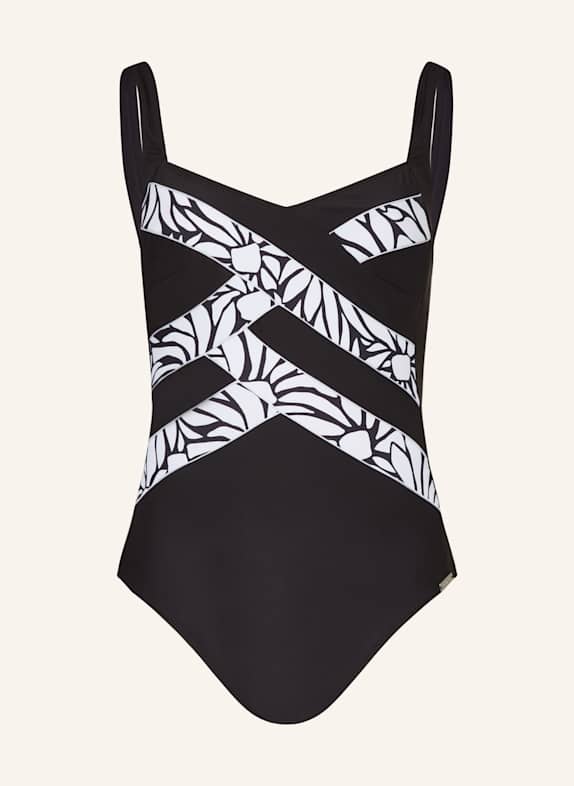 Charmline Shape-Badeanzug MARGUERITE SKY SCHWARZ/ WEISS